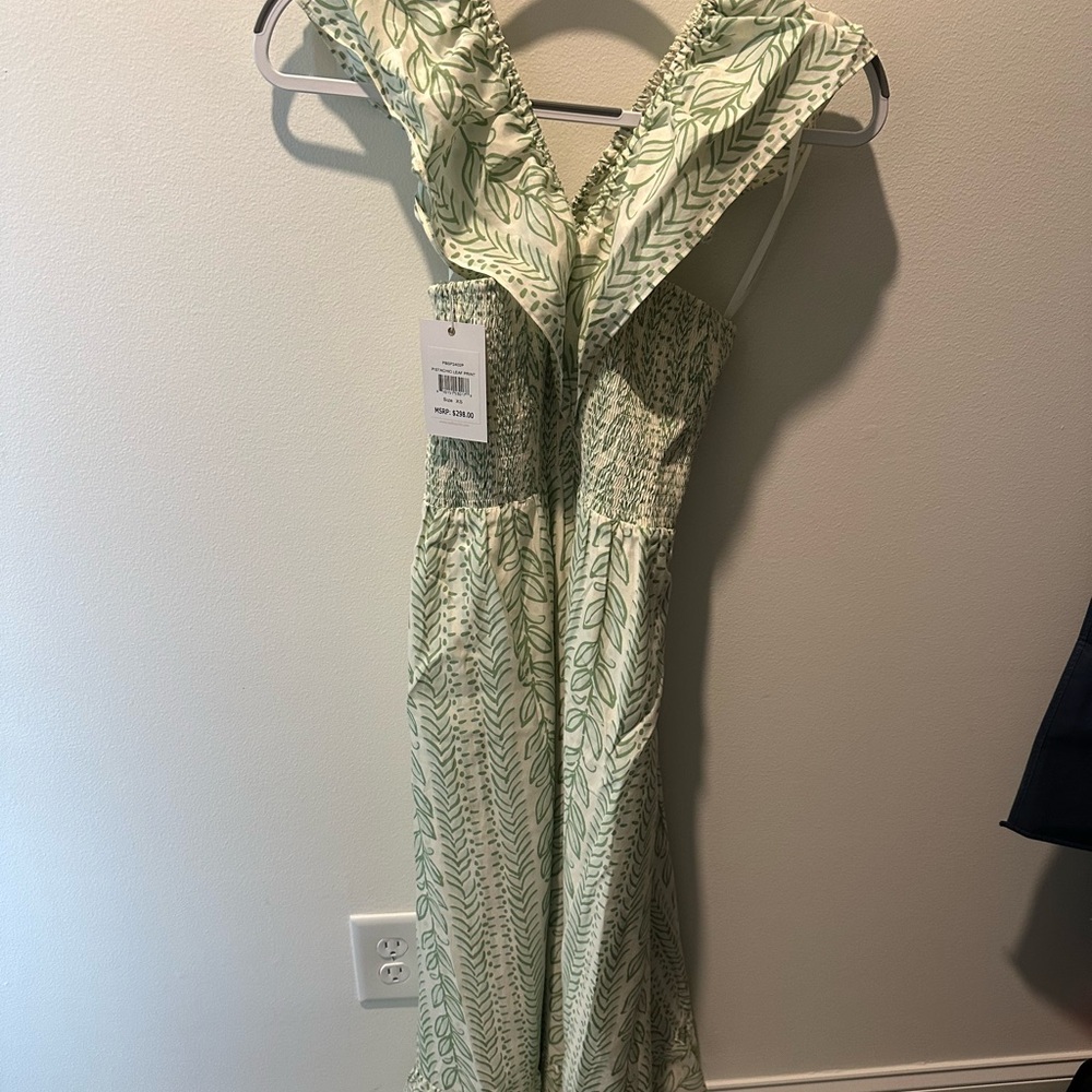 Sail to Sable Leaf Print Dress